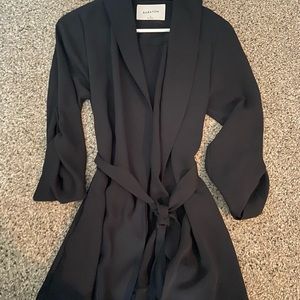 Black Aritzia dress coat